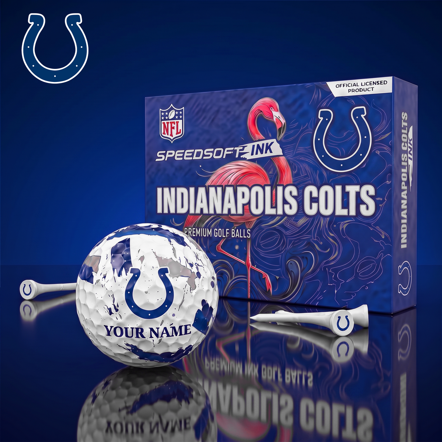 PREMIUM NFL X IC EXCLUSIVE PERSONALIZED GOLF BALL SET LIMITED EDTION