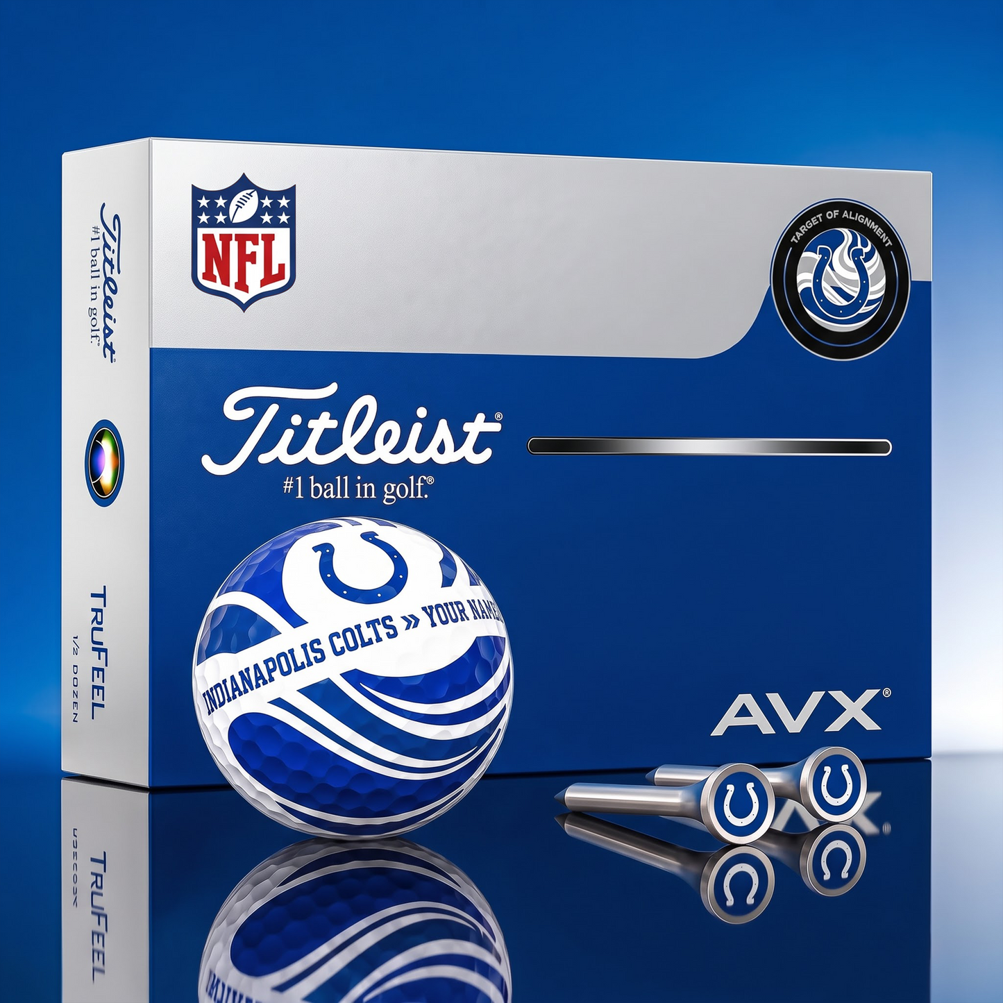 PREMIUM NFL X IC EXCLUSIVE  TOURNAMENT  PERSONALIZED GOLF BALL V6 COLLECTION