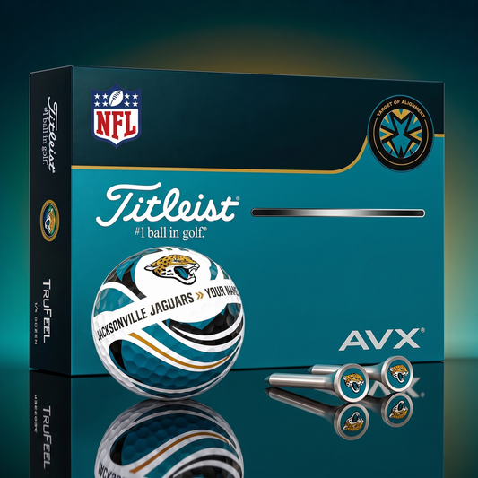 PREMIUM NFL X JJ EXCLUSIVE  TOURNAMENT  PERSONALIZED GOLF BALL V6 COLLECTION