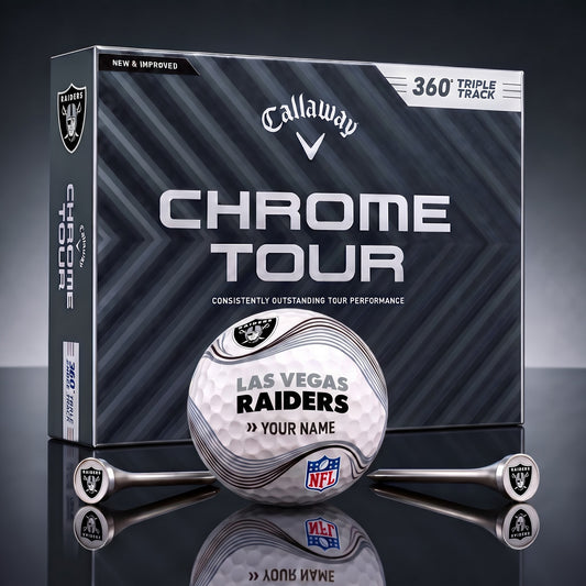 PREMIUM NFL X LV DELUX PERSONALIZED GOLF BALL FOR TOURNAMENT V33 LIMITED EDITION