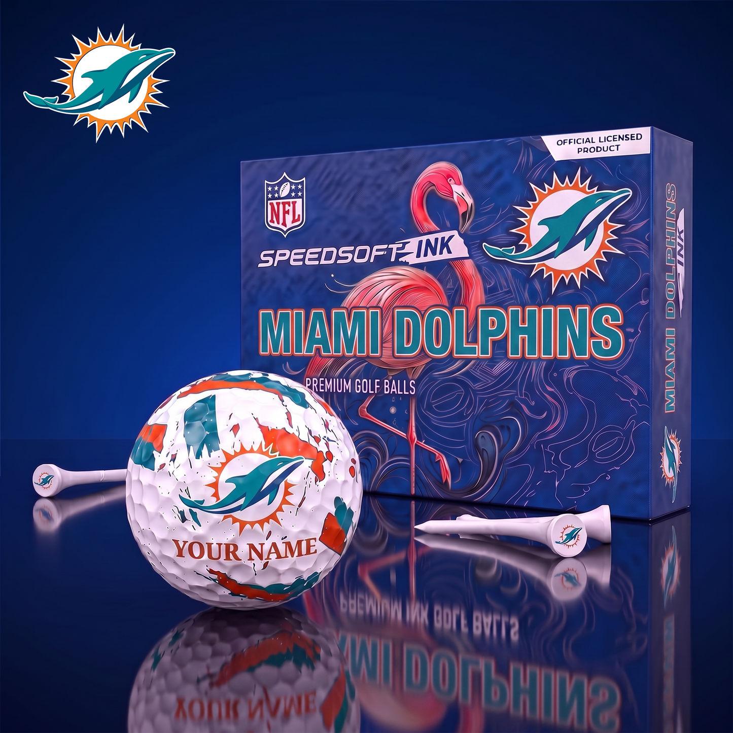 PREMIUM NFL X MD EXCLUSIVE PERSONALIZED GOLF BALL SET LIMITED EDTION