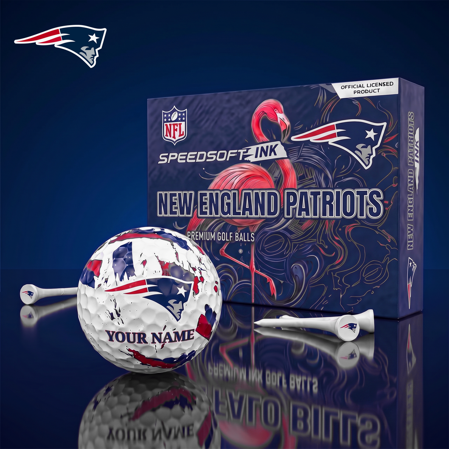 PREMIUM NFL X NEP EXCLUSIVE PERSONALIZED GOLF BALL SET LIMITED EDTION