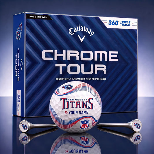 PREMIUM NFL X TEN DELUX PERSONALIZED GOLF BALL FOR TOURNAMENT V33 LIMITED EDITION