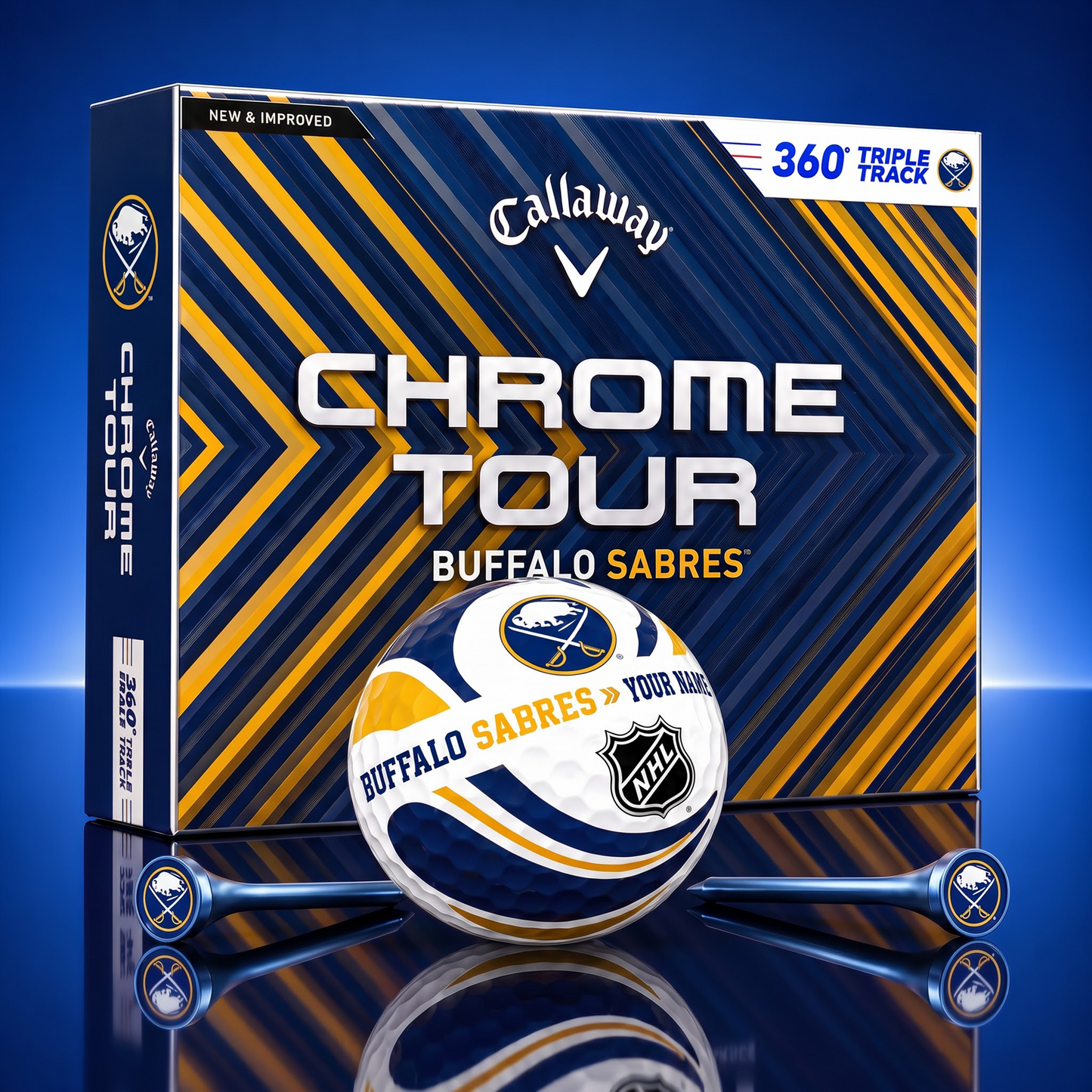 PREMIUM NHL X BS EXCLUSIVE  TOURNAMENT  PERSONALIZED GOLF BALL V30 COLLECTION