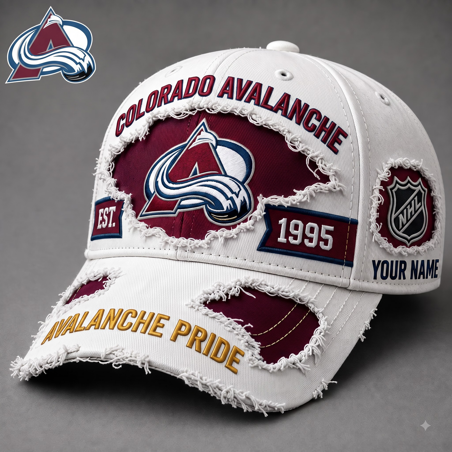 PREMIUM NHL X CA EXCLUSIVE PERSONALIZED CAP FOR GAME DAY