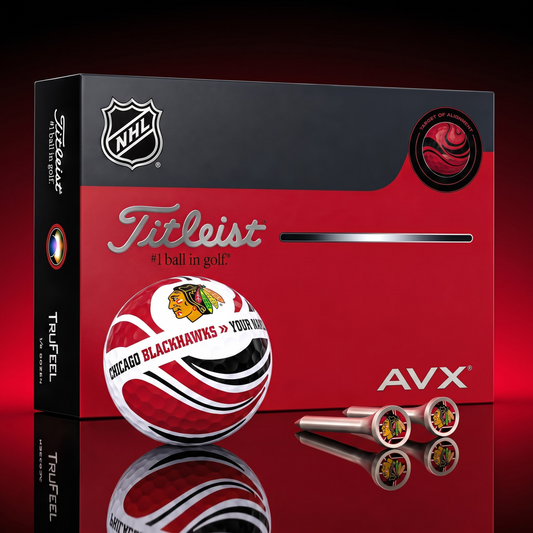PREMIUM NHL X CB EXCLUSIVE  TOURNAMENT  PERSONALIZED GOLF BALL V6 COLLECTION