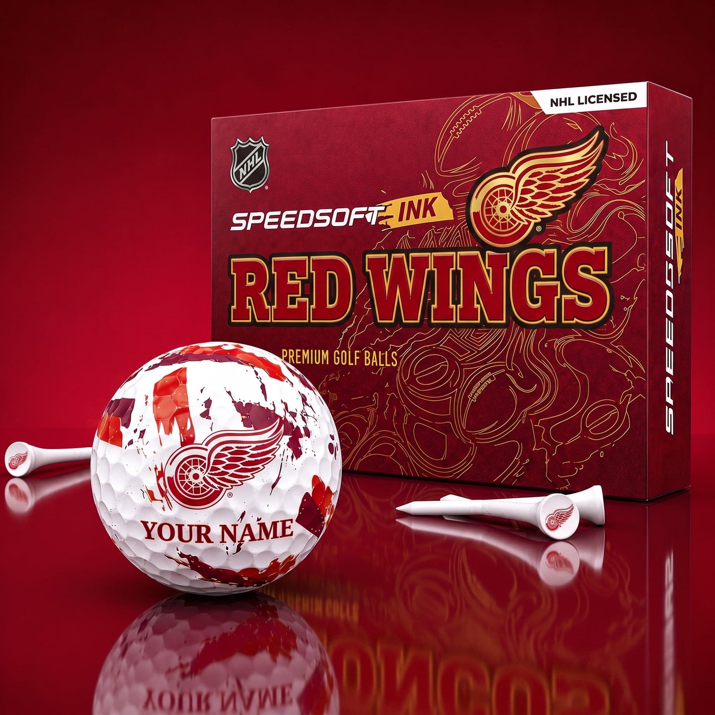 PREMIUM NHL X DRW EXCLUSIVE PERSONALIZED GOLF BALL SET LIMITED EDTION