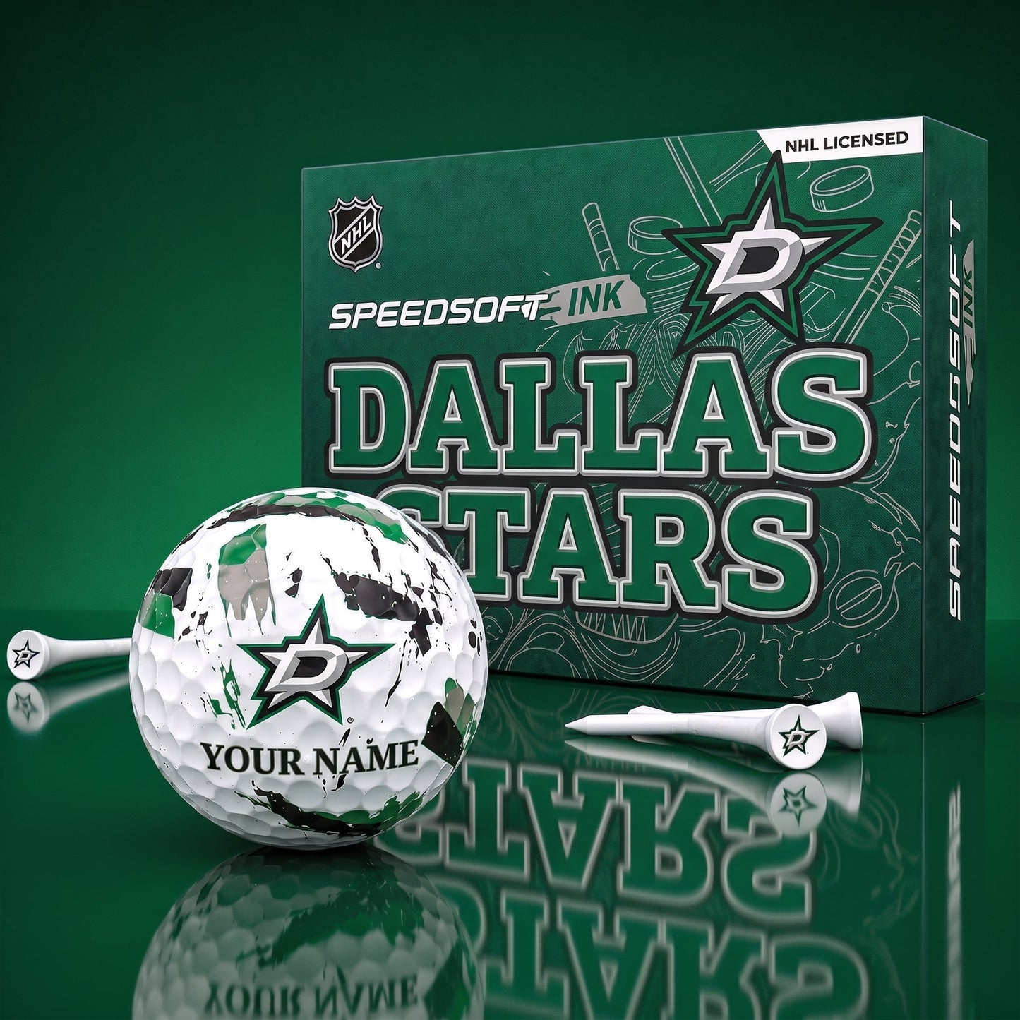 PREMIUM NHL X DS EXCLUSIVE PERSONALIZED GOLF BALL SET LIMITED EDTION