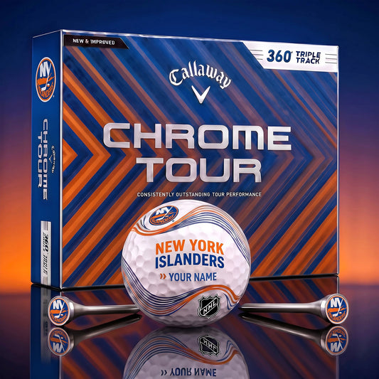 PREMIUM NHL X NYI DELUX PERSONALIZED GOLF BALL FOR TOURNAMENT V33 LIMITED EDITION