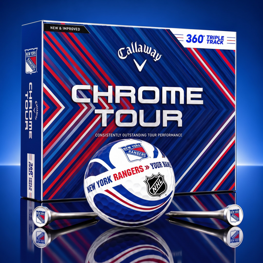 PREMIUM NHL X NYR EXCLUSIVE  TOURNAMENT  PERSONALIZED GOLF BALL V30 COLLECTION