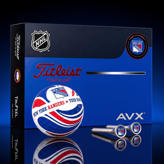 PREMIUM NHL X NYR EXCLUSIVE  TOURNAMENT  PERSONALIZED GOLF BALL V6 COLLECTION