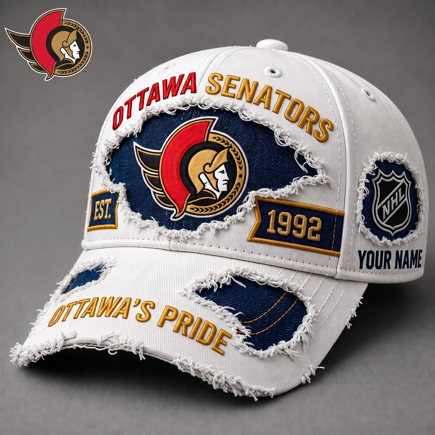 PREMIUM NHL X OS EXCLUSIVE PERSONALIZED CAP FOR GAME DAY