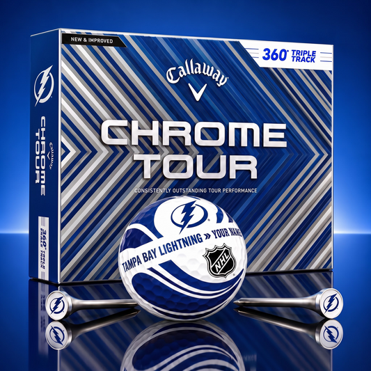 PREMIUM NHL X TBL EXCLUSIVE  TOURNAMENT  PERSONALIZED GOLF BALL V30 COLLECTION