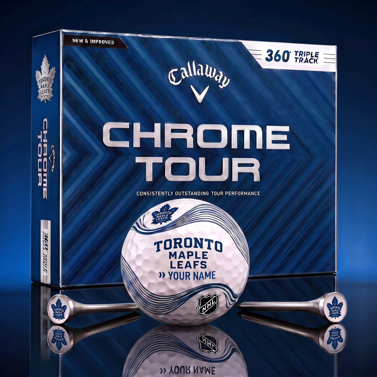 PREMIUM NHL X TML DELUX PERSONALIZED GOLF BALL FOR TOURNAMENT V33 LIMITED EDITION