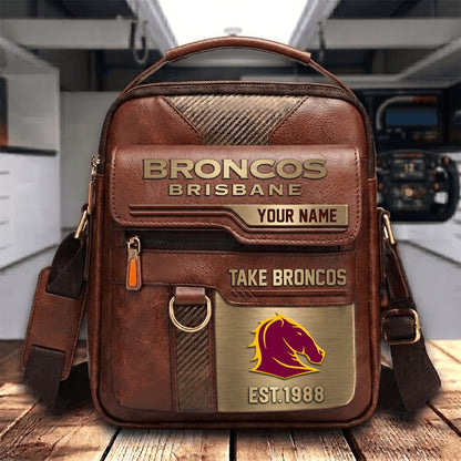 PREMIUM NRL X BB PERSONALIZED Leather Handbag LIMITED EDITION