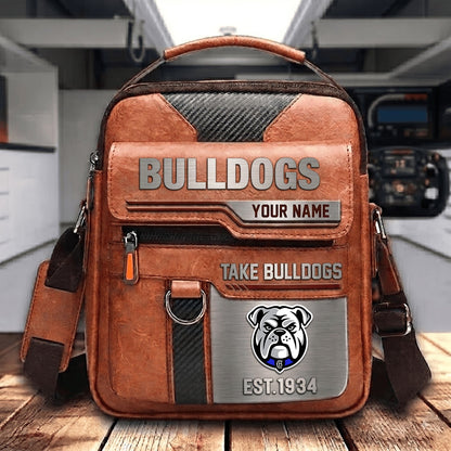 PREMIUM NRL X CBB PERSONALIZED Leather Handbag LIMITED EDITION
