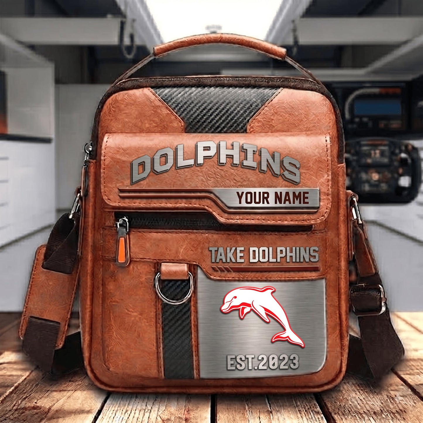 PREMIUM NRL X DOL PERSONALIZED Leather Handbag LIMITED EDITION