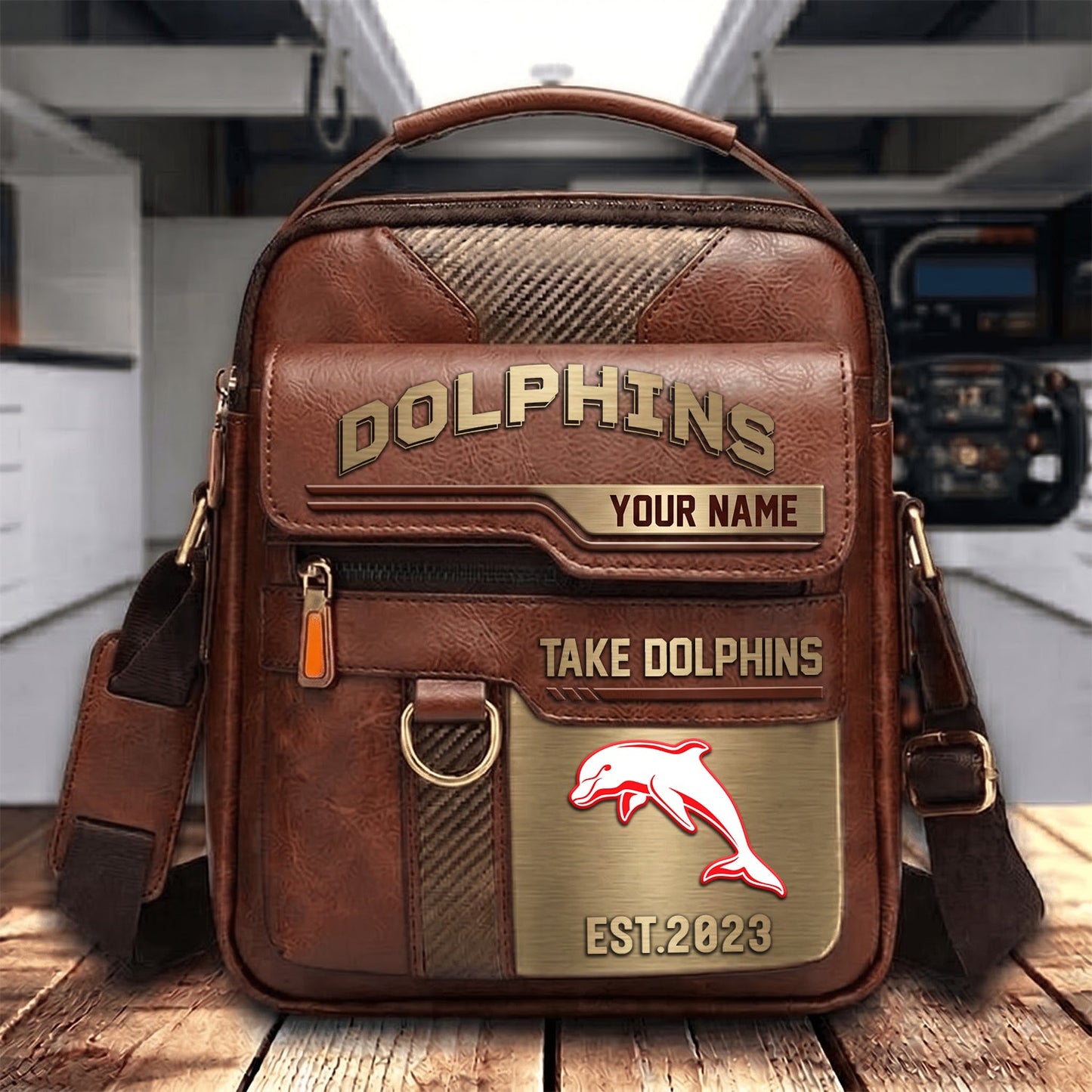 PREMIUM NRL X DOL PERSONALIZED Leather Handbag LIMITED EDITION