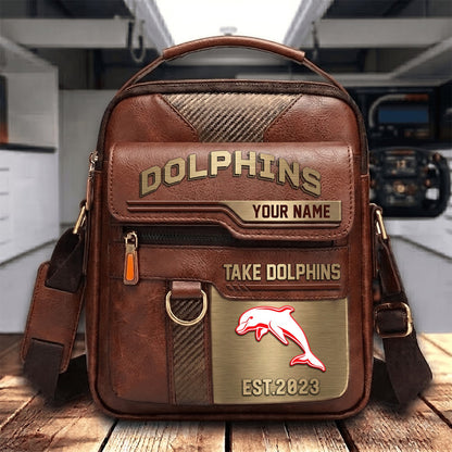 PREMIUM NRL X DOL PERSONALIZED Leather Handbag LIMITED EDITION
