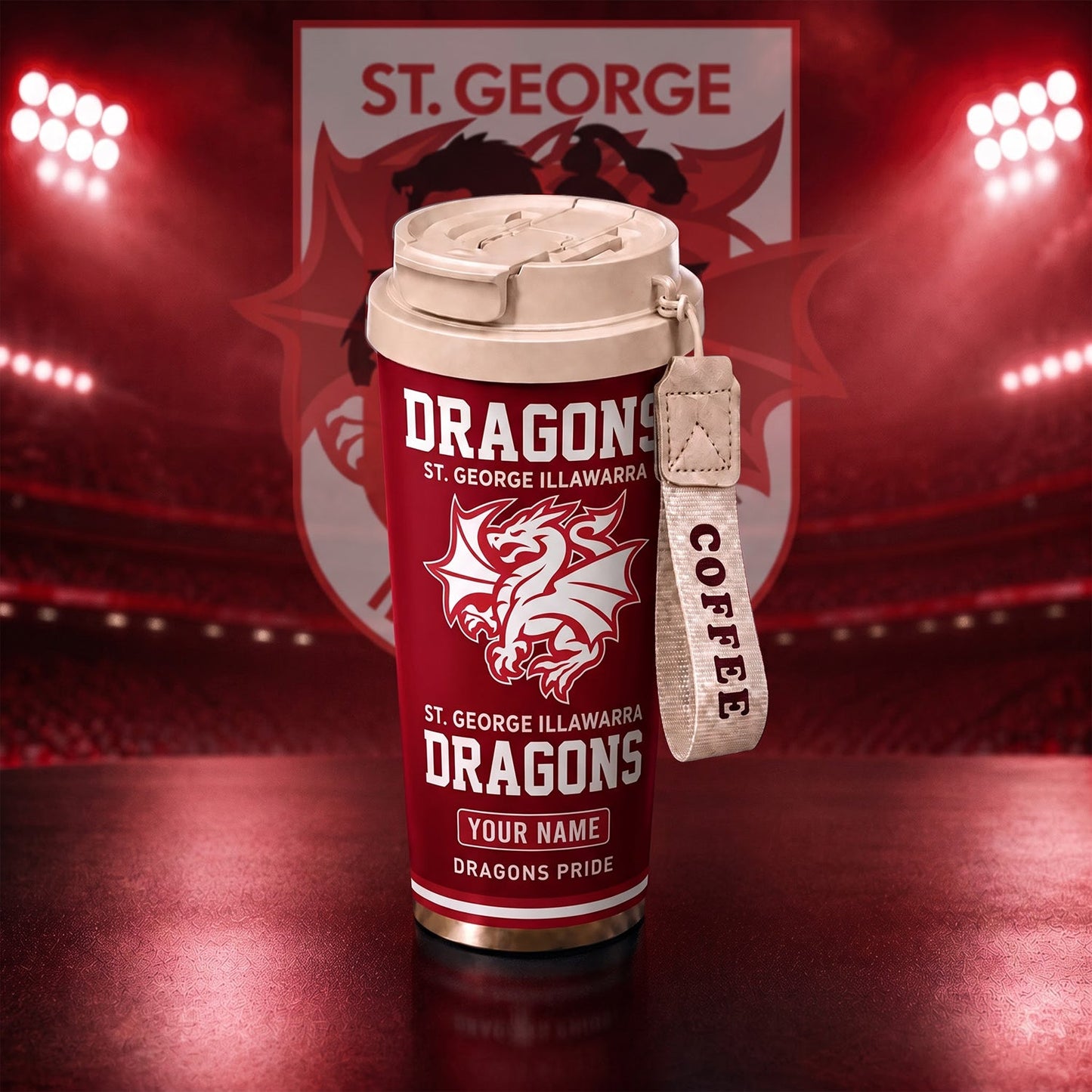 PREMIUM NRL X DRA EXCLUSIVE Personalized Coffee Mug Limited Edition