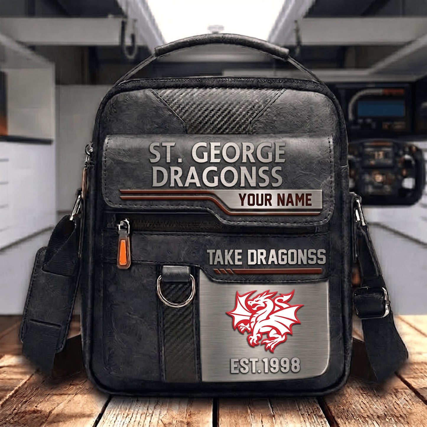 PREMIUM NRL X DRA PERSONALIZED Leather Handbag LIMITED EDITION
