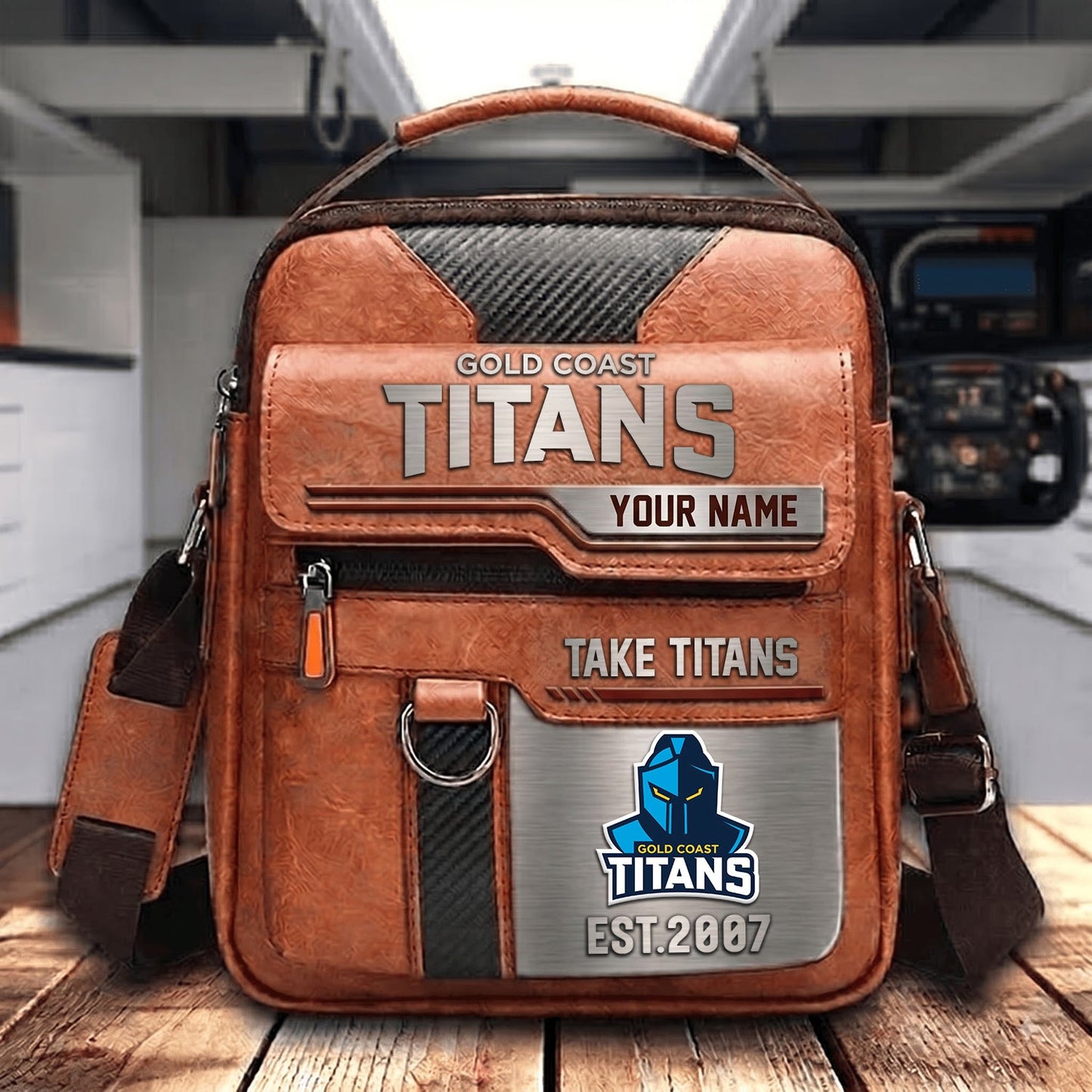PREMIUM NRL X GCT PERSONALIZED Leather Handbag LIMITED EDITION