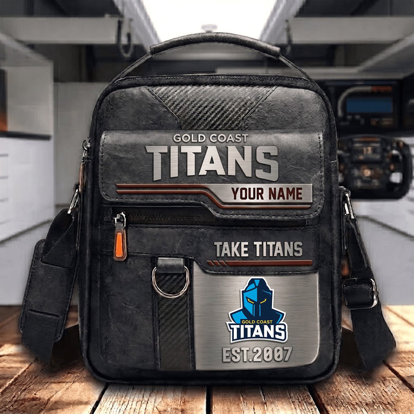 PREMIUM NRL X GCT PERSONALIZED Leather Handbag LIMITED EDITION