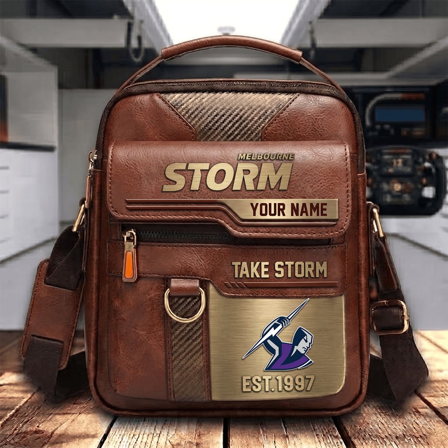 PREMIUM NRL X MS PERSONALIZED Leather Handbag LIMITED EDITION