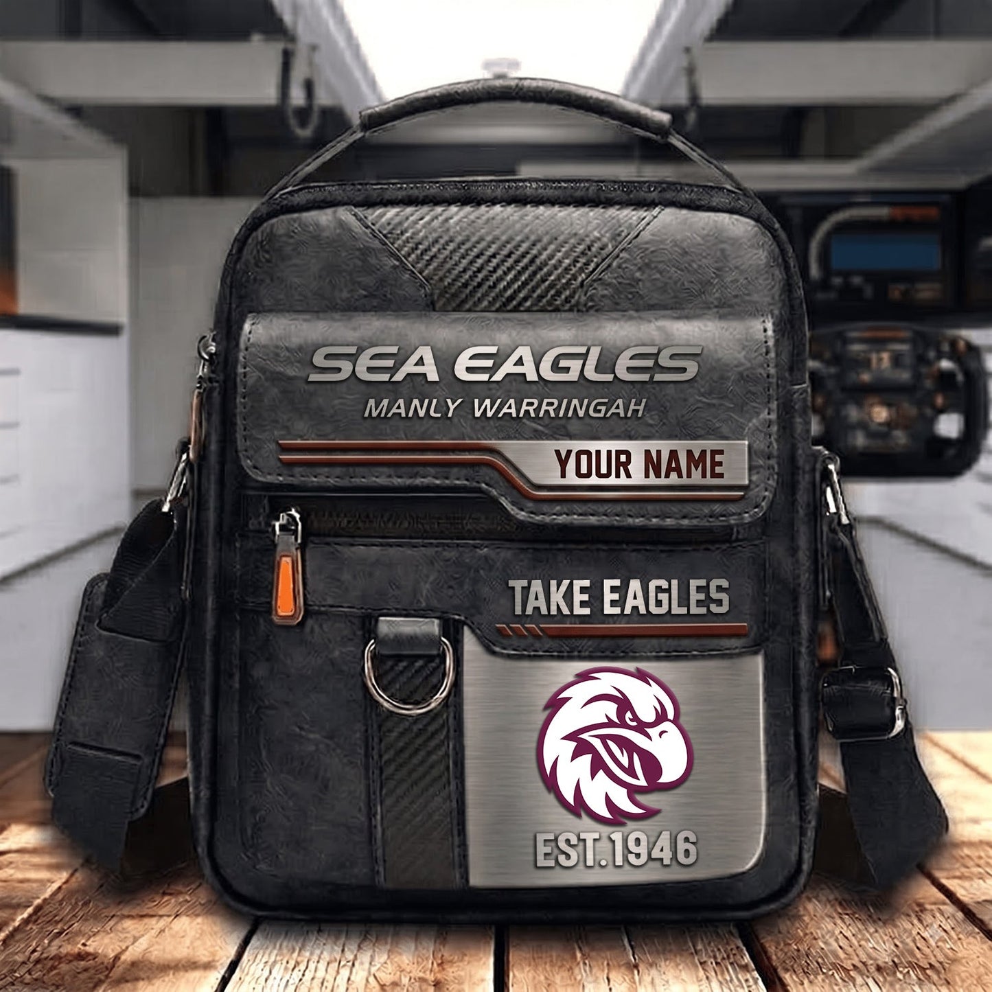 PREMIUM NRL X MWSE PERSONALIZED Leather Handbag LIMITED EDITION
