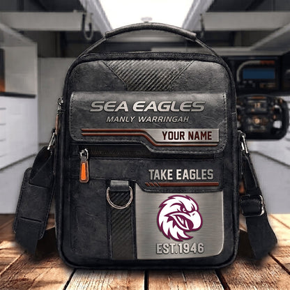 PREMIUM NRL X MWSE PERSONALIZED Leather Handbag LIMITED EDITION