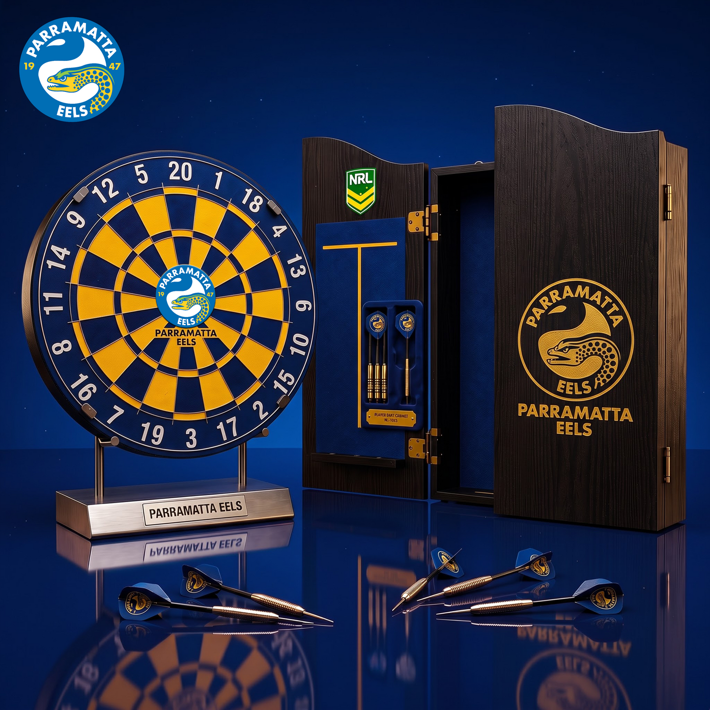 PREMIUM NRL X PE  EXCLUSIVE   Dartboard GAME Set LIMITED EDITION