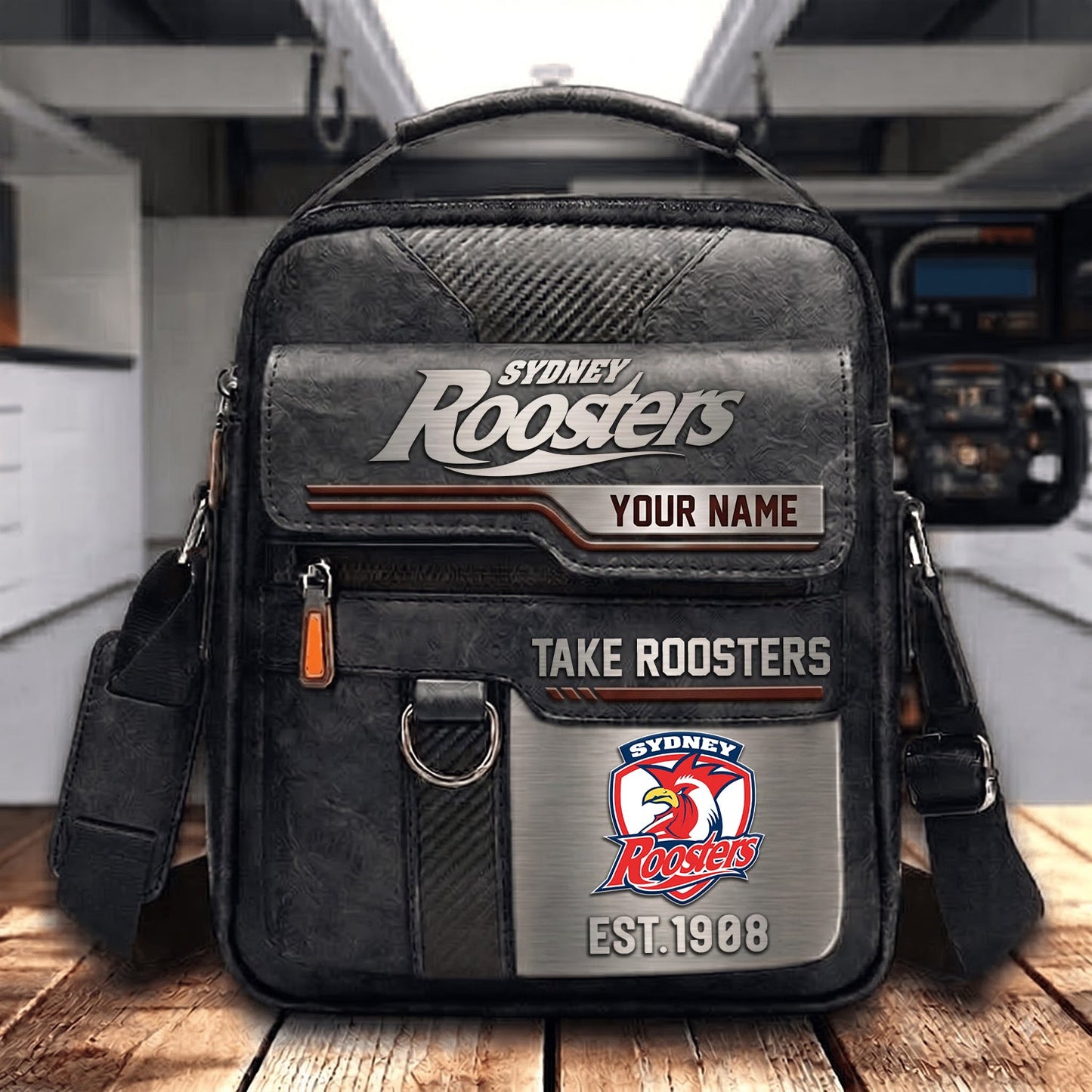 PREMIUM NRL X SR PERSONALIZED Leather Handbag LIMITED EDITION