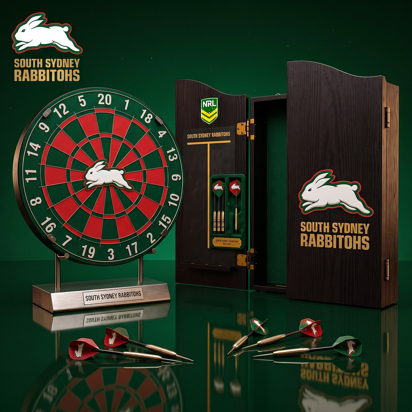 PREMIUM NRL X SSR EXCLUSIVE   Dartboard GAME Set LIMITED EDITION