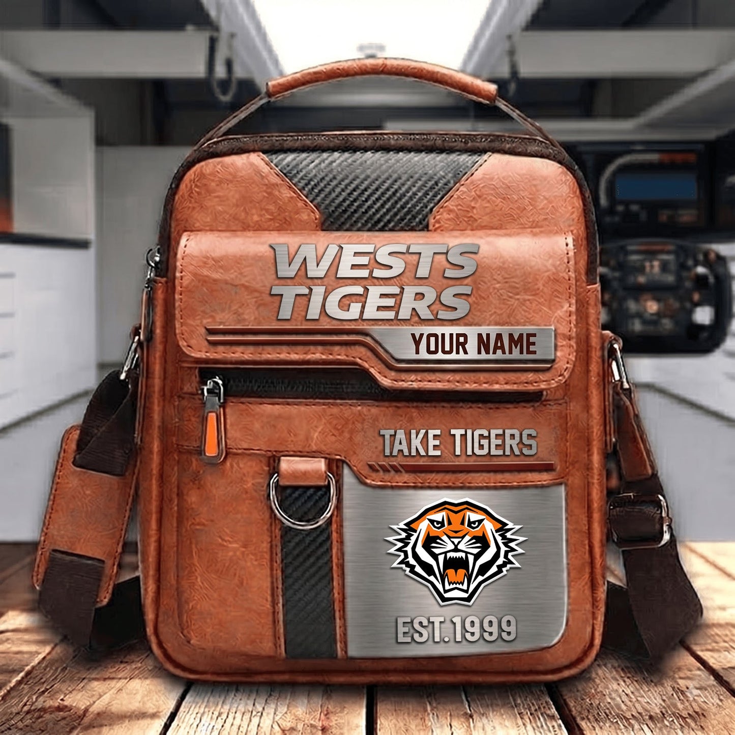 PREMIUM NRL X WT PERSONALIZED Leather Handbag LIMITED EDITION