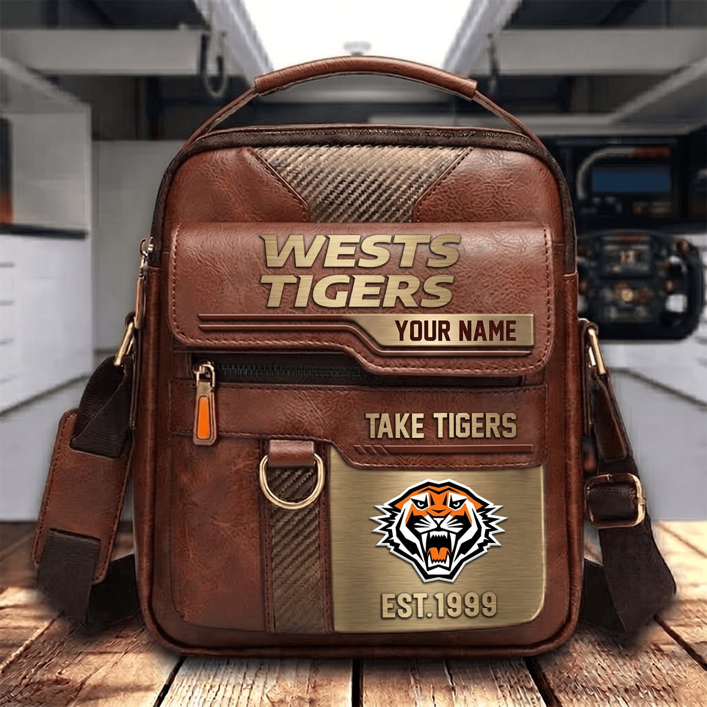 PREMIUM NRL X WT PERSONALIZED Leather Handbag LIMITED EDITION