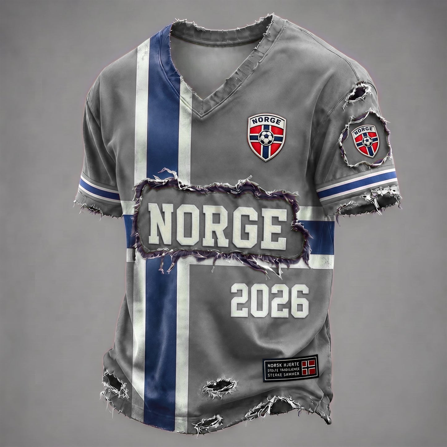 PREMIUM WC26 X NOR EXCLUSIVE VNECK -T SHIRT FOR FAN