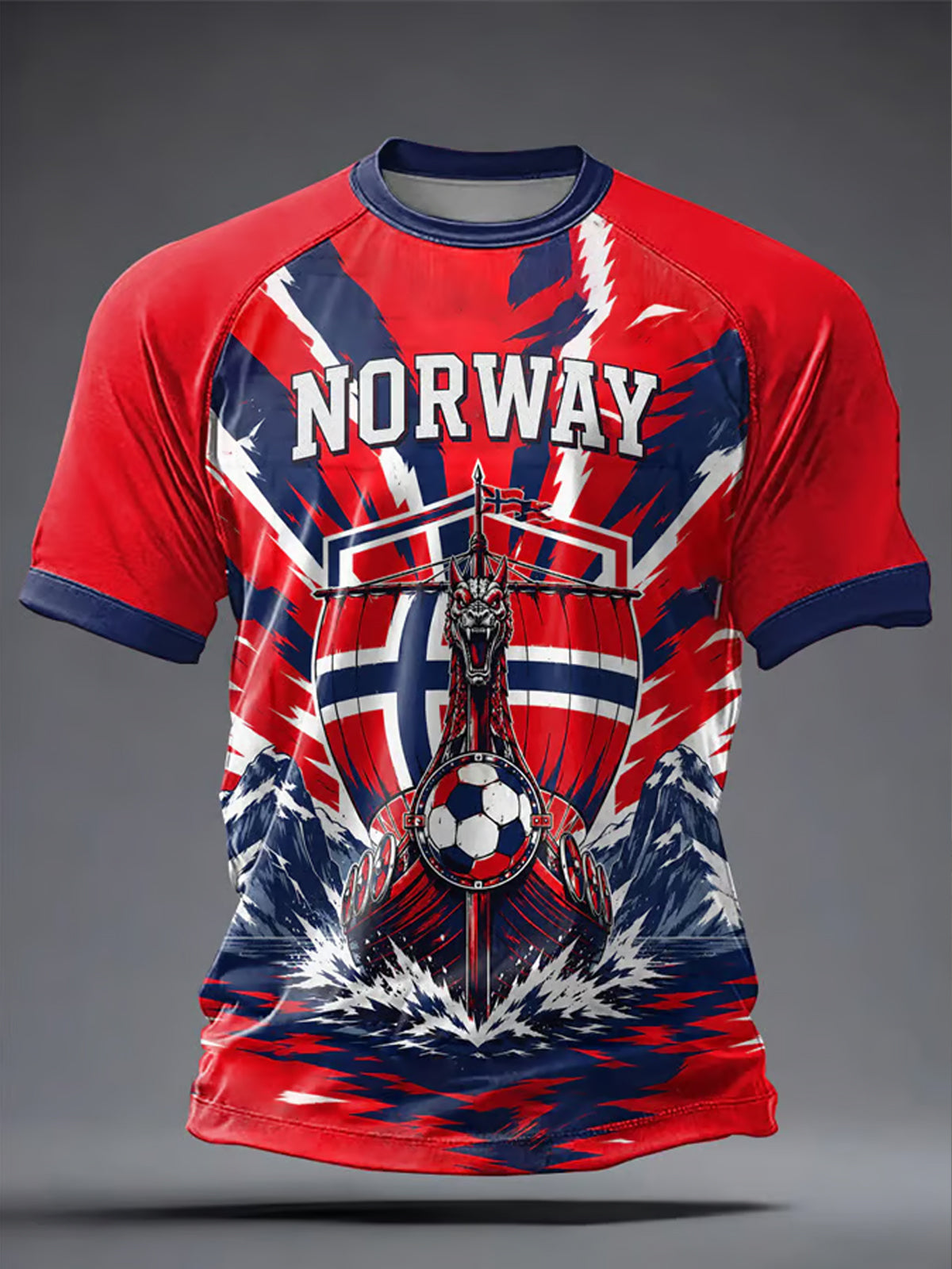PREMIUM WC26 X NOR EXCLUSIVE VNECK -T SHIRT  V2  Football Viking