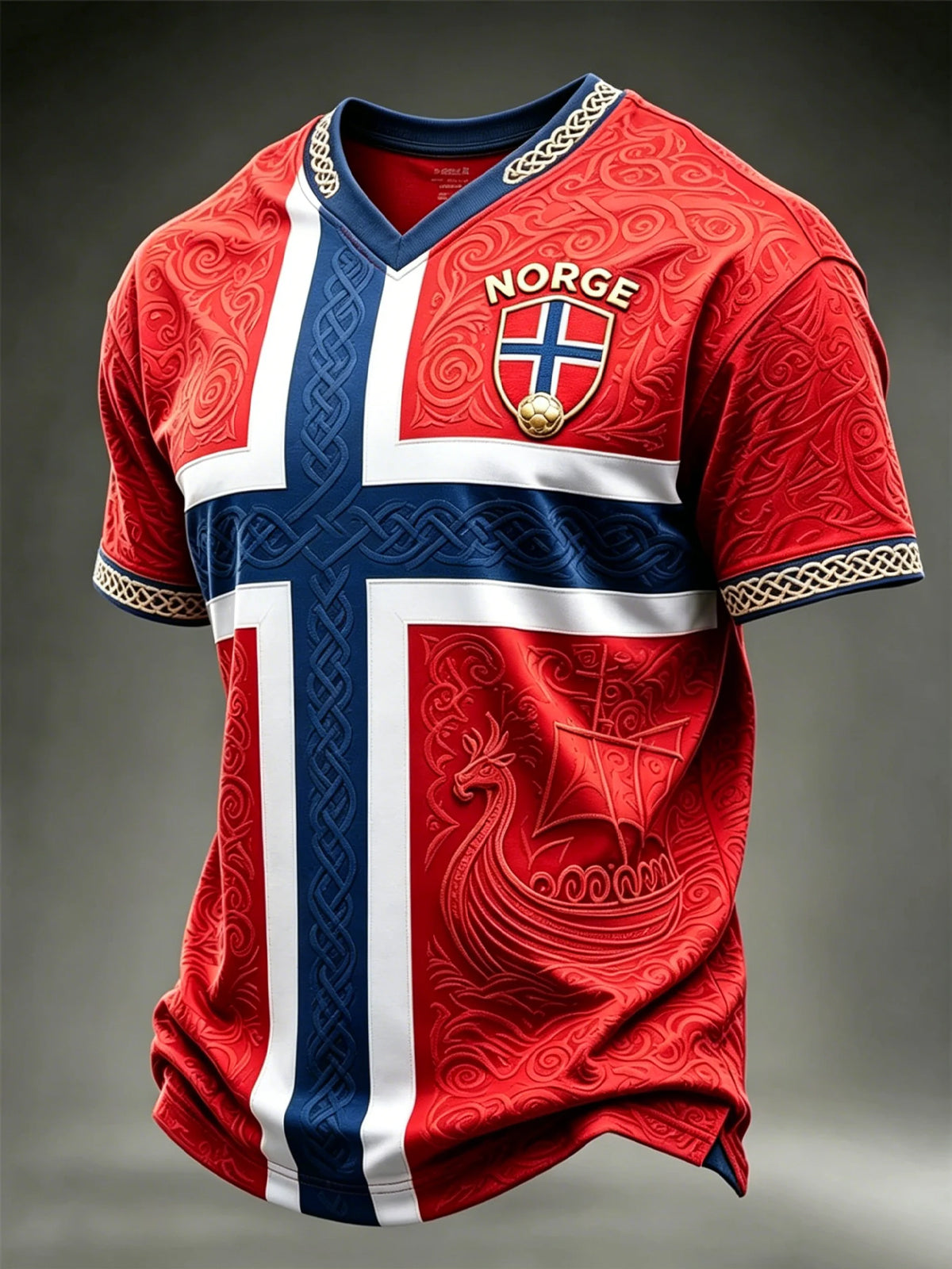 PREMIUM WC26 X NOR EXCLUSIVE VNECK -T SHIRT  V7  Football Viking