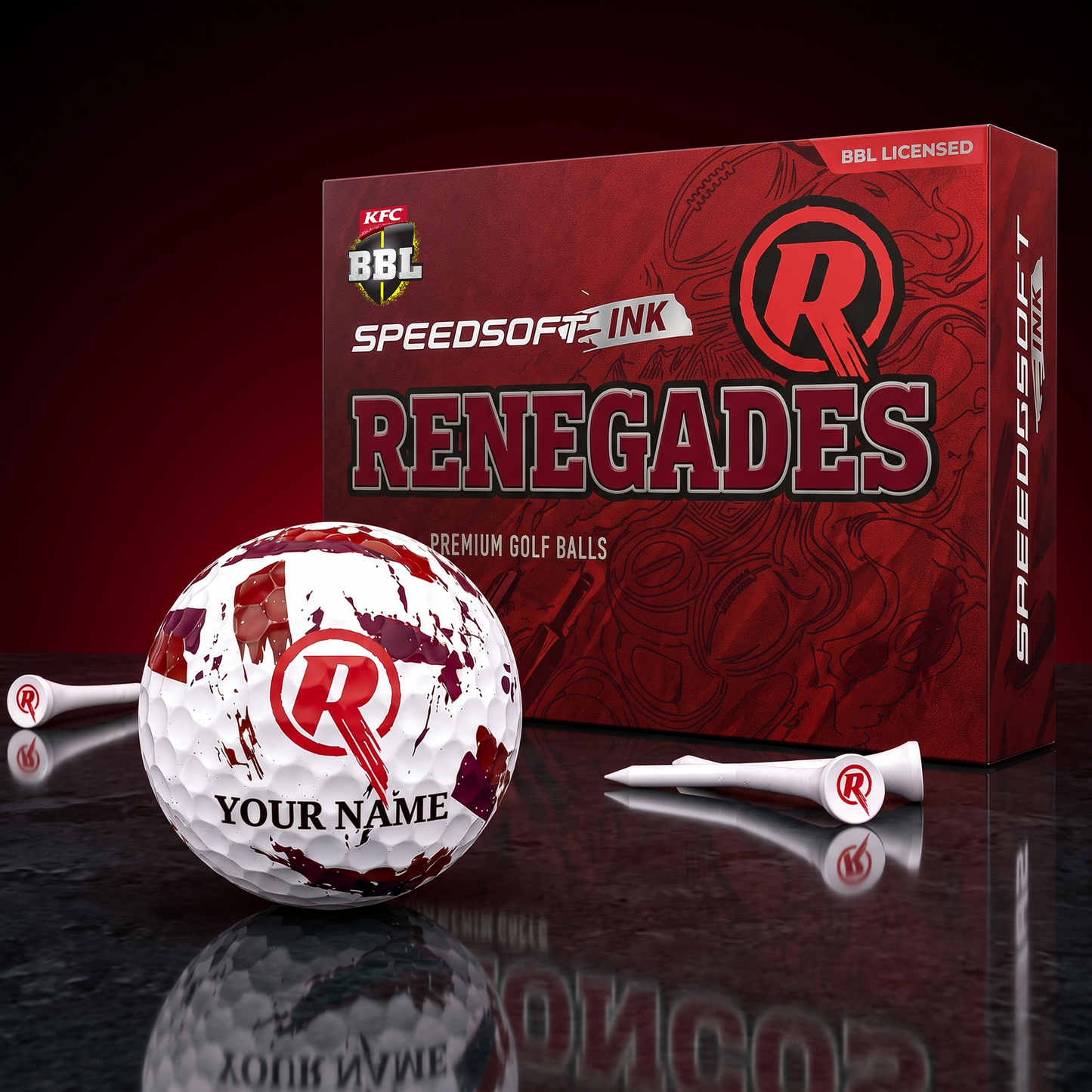 PREMIUM BBL X MR EXCLUSIVE PERSONALIZED GOLF BALL SET LIMITED EDTION NDT VHM 220726