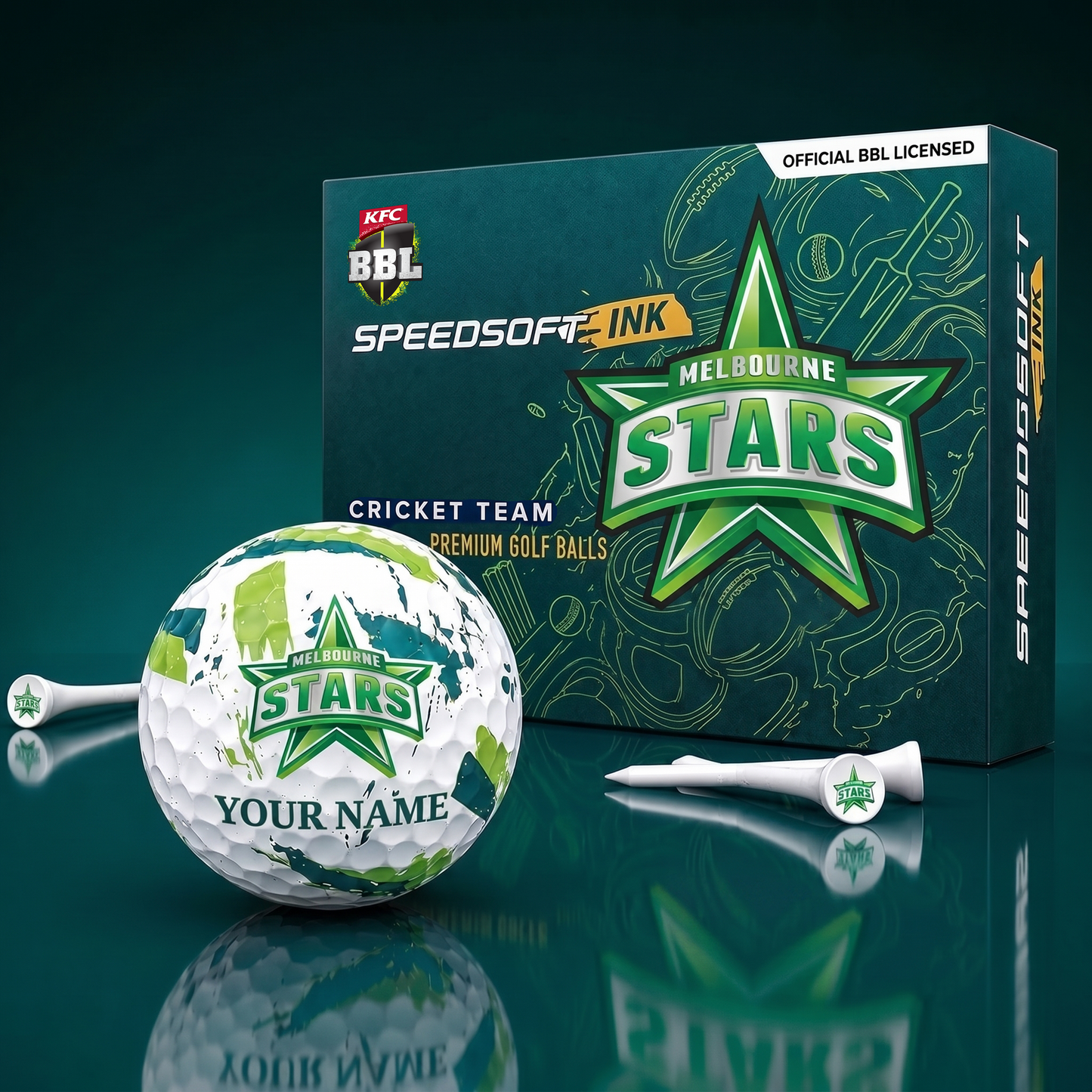PREMIUM BBL X MS EXCLUSIVE PERSONALIZED GOLF BALL SET LIMITED EDTION NDT VHM 220726