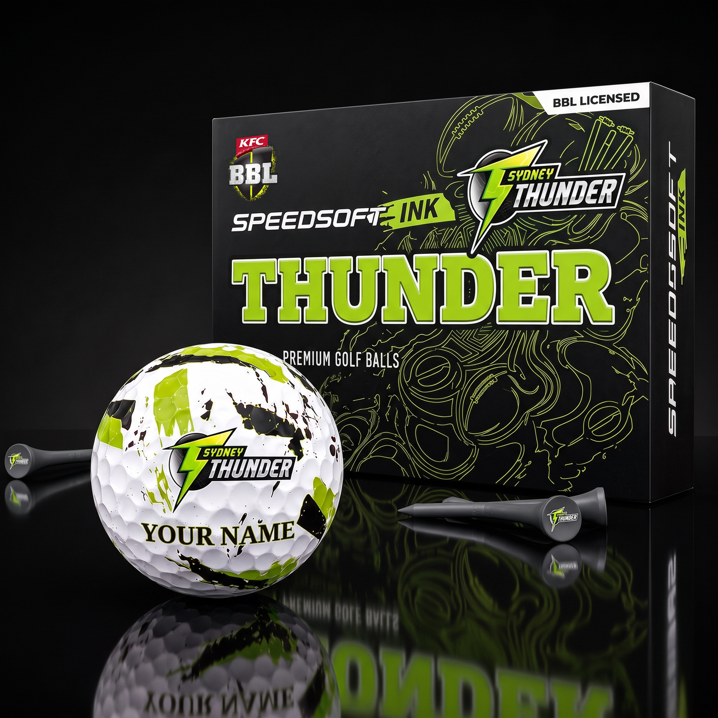 PREMIUM BBL X ST EXCLUSIVE PERSONALIZED GOLF BALL SET LIMITED EDTION NDT VHM 220726