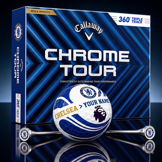 PREMIUM EPL X CHE EXCLUSIVE  TOURNAMENT  PERSONALIZED GOLF BALL V3 COLLECTION NDT VHM 210826