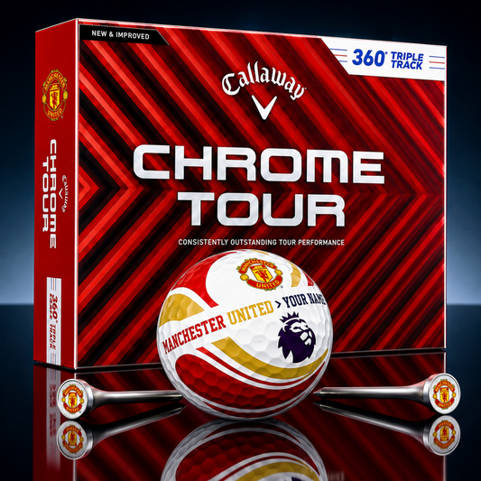 PREMIUM EPL X MU EXCLUSIVE  TOURNAMENT  PERSONALIZED GOLF BALL V3 COLLECTION NDT VHM 210826