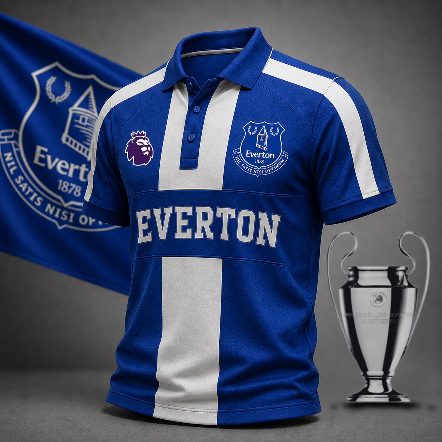 Premium EPL x EVE Heritage Stripe Rugby Polo Shirt