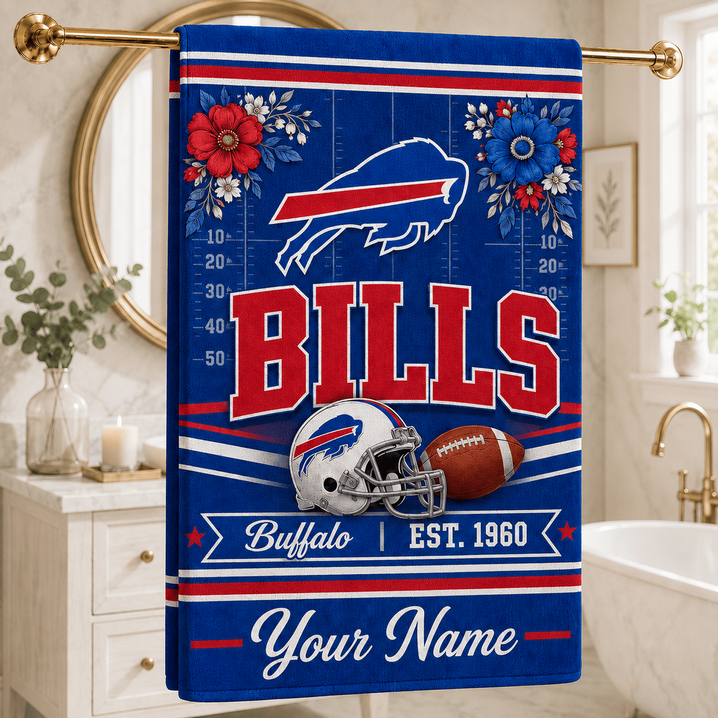 Premium NFL x BUF Game Day Garden Towels