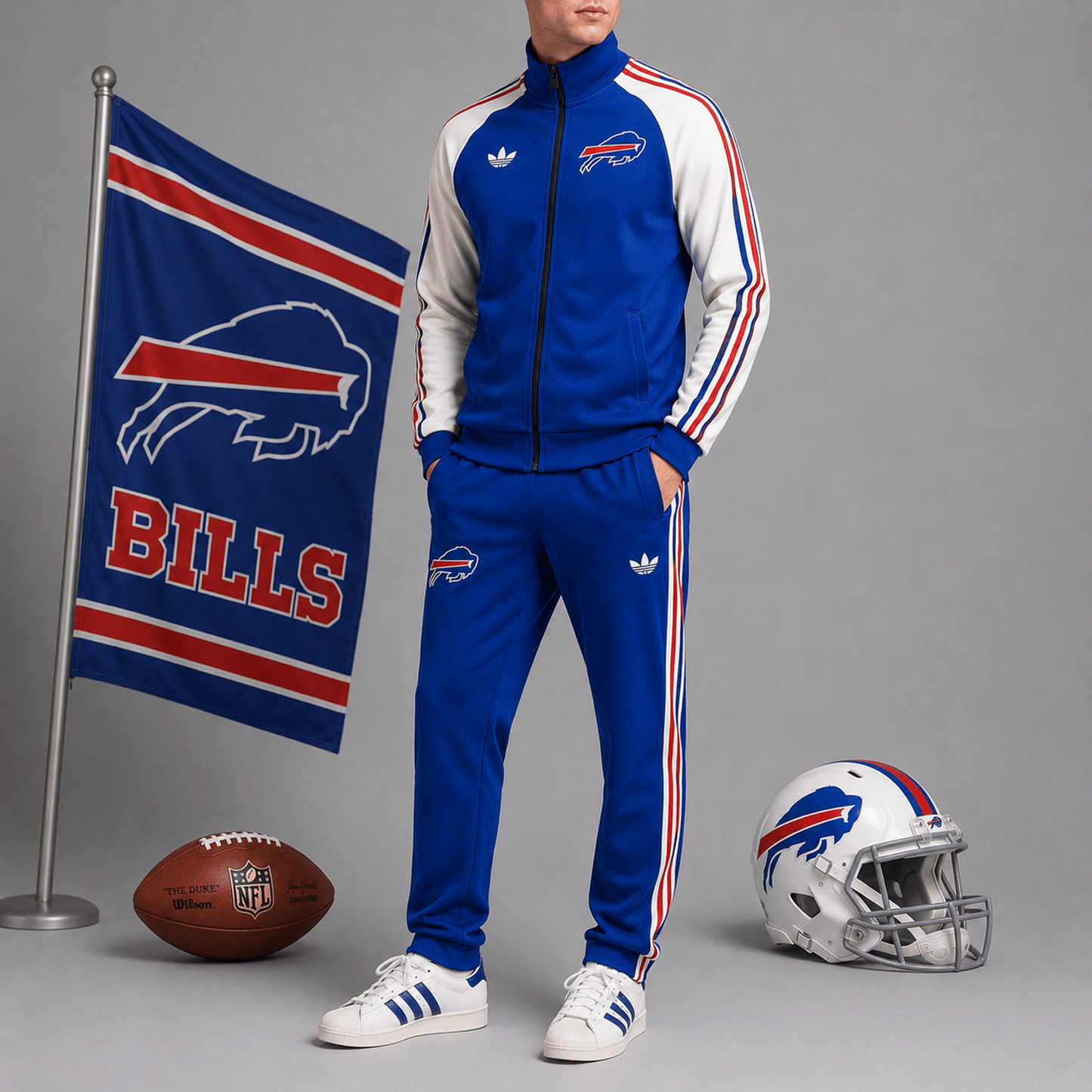 Premium NFL x BUF Game Day Jacket & Jogger Set