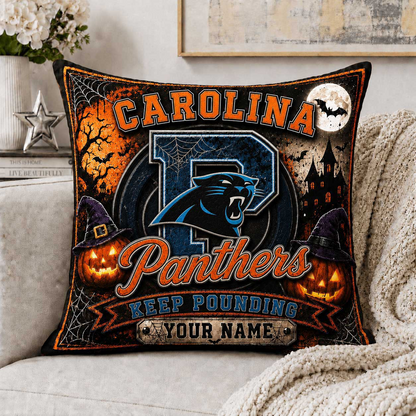 Premium NFL x CAR Spooky Season Fan Personalized Pillow