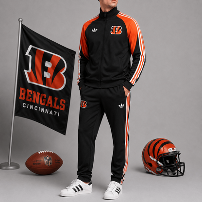 Premium NFL x CIN Game Day Jacket & Jogger Set
