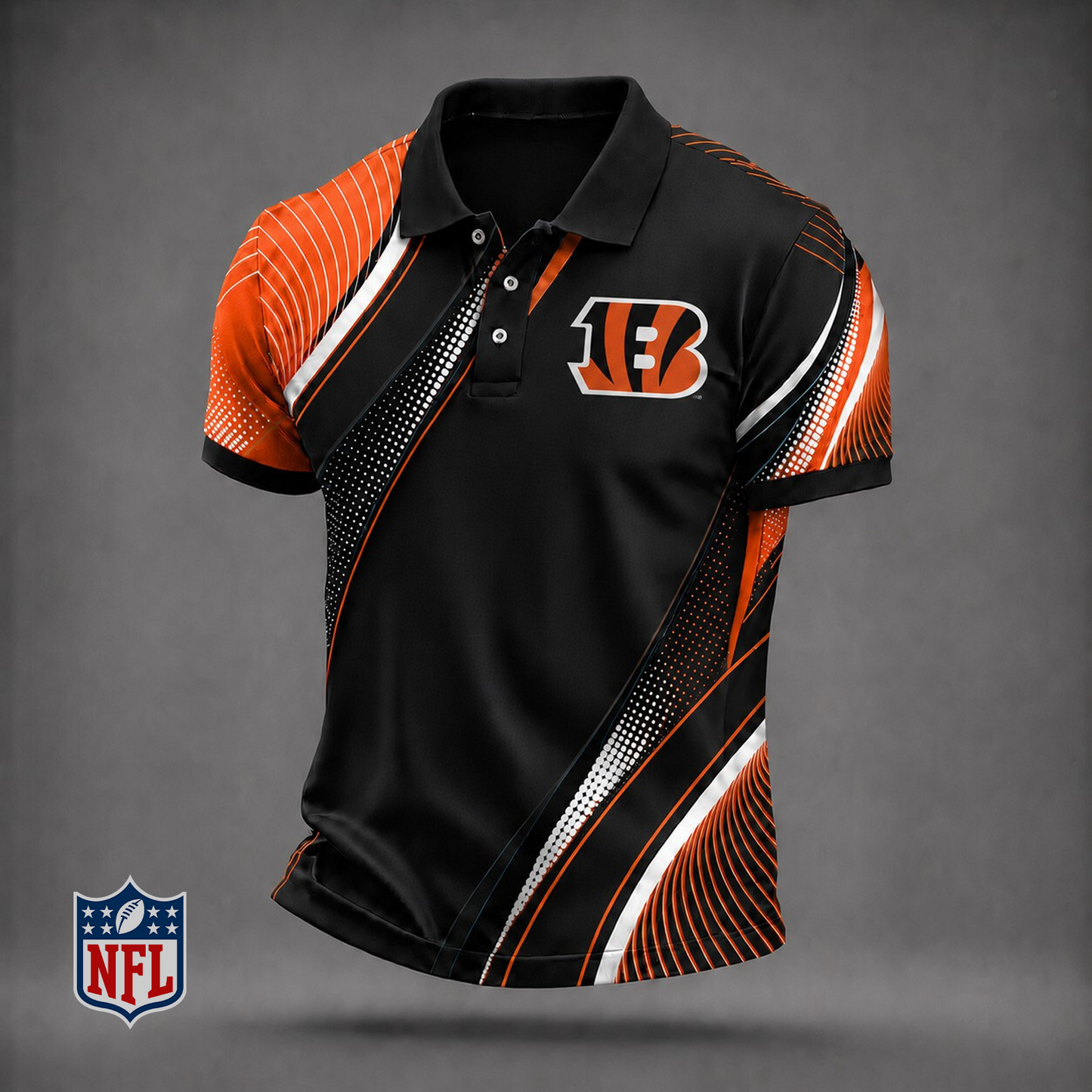 Premium NFL x CIN Polo Shirt