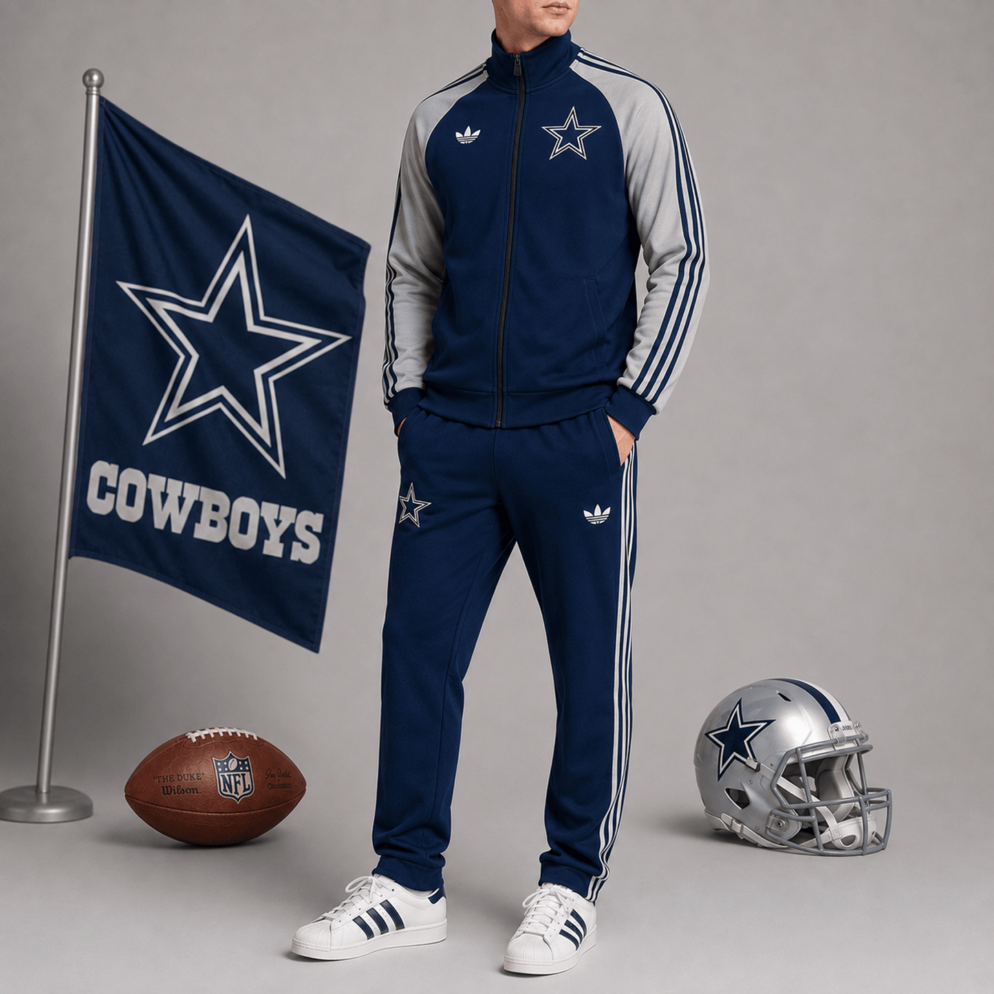 Premium NFL x DAL Game Day Jacket & Jogger Set